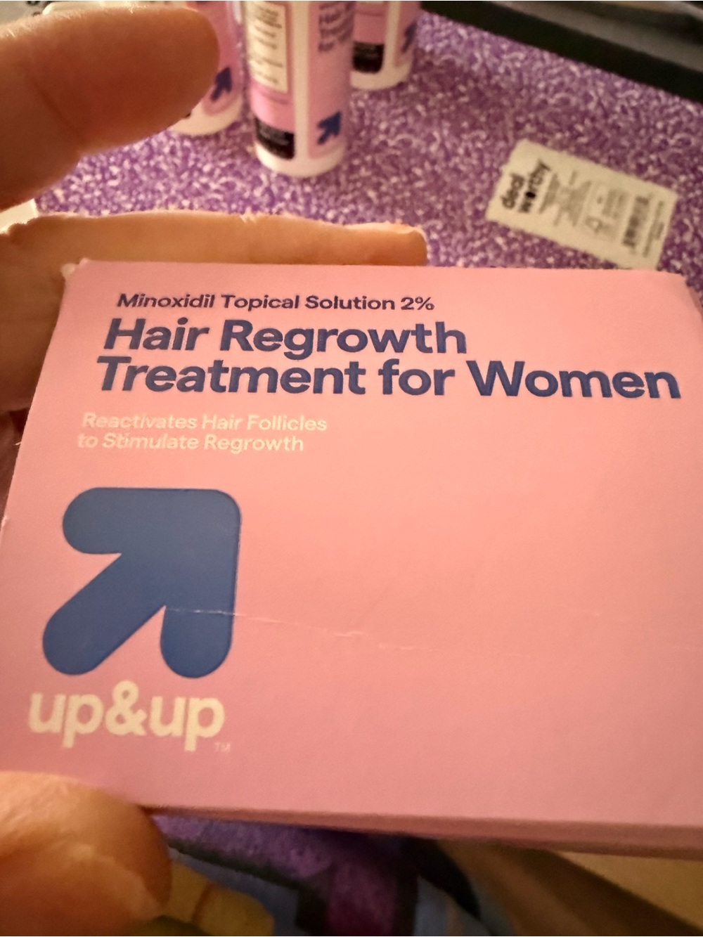 Women’s Hair Regrowth Treatment 2% Minoxidil – Pink